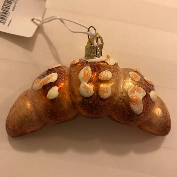 New with Tags Madewell glass Ornament Croissant by Cody Foster Holiday ornament! - Picture 2 of 7